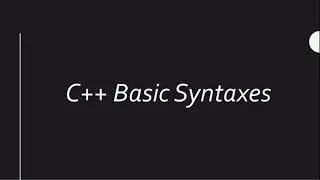 C++ recap in 1hour