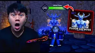 AKHIRNYA BERHASIL MENGALAHKAN BOSS FLOOR 100 WHITE FLAME DI INFERNAL CASTLE ARISE CROSSOVER (ROBLOX)