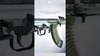 Norinco Type 81 Internal Animation #Shorts