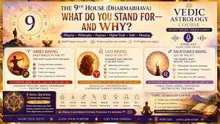 9th House Dharma: Aries, Leo & Sagittarius Rising | Purpose, Belief, Truth & Philosophy