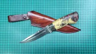 НОЖ РУЧНОЙ РАБОТЫ! Сталь- cpm s90v. Рукоять- стабилка. 
