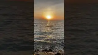 Sunset Red Sea Beach Yanbu Saudi Arabia