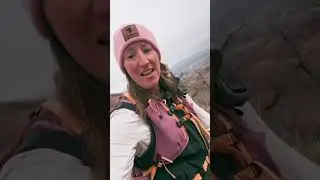 Self-Motivating Trail Hack: Spikes to the Butt! 😂🥾 #hiking #girlswhohike #hikingmotivation