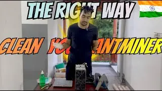 Cleaning Antminer S19 Easy way 🔥 Asic miner Cleaning at home⚡️🚀 Crypto Mining India #Crypto #Bitcoin