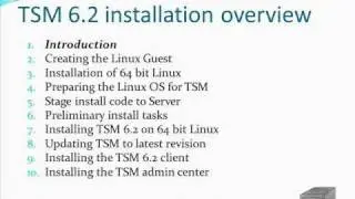 Salvus Data - Tivoli Storage Manager 6.2 install on Linux - Chapter (1 and 2)
