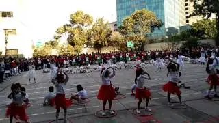 Baile de la escuela del día de la.       Bandera