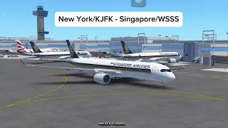 Ultra long Flight New York/KJFA - Singapore/WSSS | Infinite Flight #infiniteflight #airbus #aviation