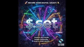 Cardano Ada Handle $ set for sale