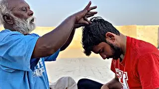 ASMR || BABA KALLU VERY BEST HEAD MASSAGE || MOST AMAZING OLD MAN SATISFYING THERAPY | RELAX SLEEP  