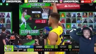 2021 NBA Three-Point Contest - Full Round 1 Highlights REACTION!!