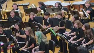 2025 BCMS 6th grade band premier concert. 