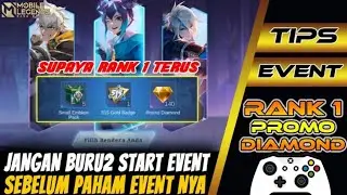 DIJAMIN AUTO RANK 1 TERUS! CARA FARMING POINT PROMO DIAMOND SAMPAI RIBUAN DIAMOND   MOBILE LEGENDS