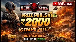 BGMI TOURNAMENT LIVE 🔴 | Devil Esports