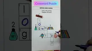 Crossword Puzzle #crossword #puzzle #english #shorts
