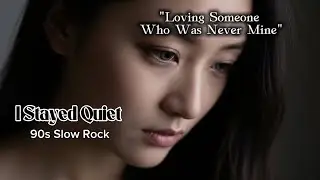 I Stayed Quiet &mdash; Loving Someone Who Was Never Mine | 90s Slow Rock (Female Vocal)