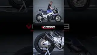 Aprilia Tuono V4 1100 (15-16) Tri-Oval Half System by Cobra Sport Exhausts - Pure Exhaust Sound