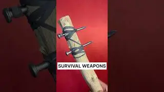 Making survival weapons | survival skills #diy #art #craft #shortvideo #viralvideo #survival