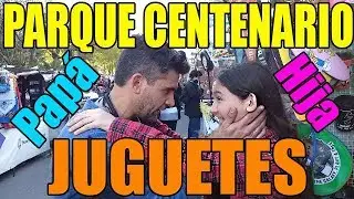 Juguetes en el Parque Centenario