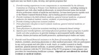 HRSA 2016 Grant Opportunity