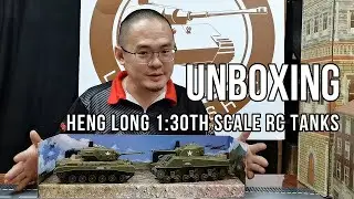 РАСПАКОВКА радиоуправляемых танков Heng Long в масштабе 1/30!