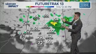 Rain showers moving south into Indiana today before a cold front | Morning Update