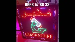 paneaux led laboratoire fr ar 80cm x 80 cm double face