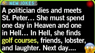 Politician Chooses Hell After Heaven Trial | Best Joke of the day!