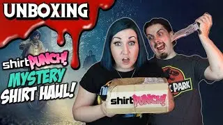 SHIRT PUNCH HAUL 💀 Unboxing Mystery Horror & Gaming Shirts