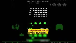 Did you know that in SPACE INVADERS...