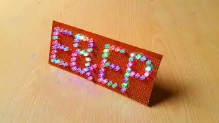 How To Make Multicolor LED Name Signs    DIY LED Text Board