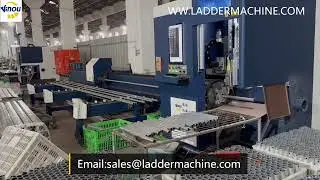 Ladder Equipment , Laser cut and punch machine,produce aluminium telescopic ladder.