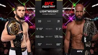 Islam Makhachev vs Demetrious Johnson Full Fight - UFC 5 Fight Night