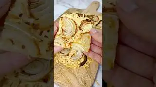 CRUJIENTE DE CEBOLLA Y QUESO VIRAL #receta #comer #cocinar #receta #viral #queso #shorts #rico