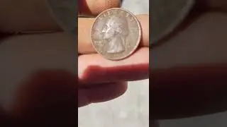 bicentennial quarter found! Metal Detecting Park! #treasure #coin #metaldetecting
