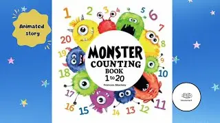 Monster counting book 1 to 20 ANIMATED READ ALOUD
