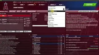 OOTP Baseball 21 - Opening Day Trade and Bauer Shutout before Game Freezes