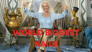 World's biggest nails 😳#shorts
