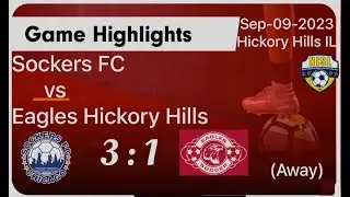 NISL(U11 Boys) - Highlights Sockers FC v/s Eagles Hickory Hills [3:1]