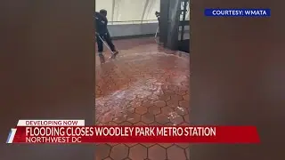 Woodley Park Metro station closes after water main break
