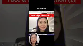 [part 1] How to Detect Face and Eye using Python Machine Learning #python #ai #machinelearning