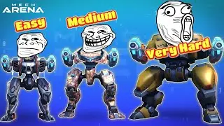 Orion/ Stalker/ Brickhouse/ With Railgun 12: Which is the best? Mech Arena