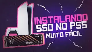 Instalando SSD MSI Spatium M470 1TB No Console Sony Playstation 5 // (Unboxing) PT-BR // 4K HDR