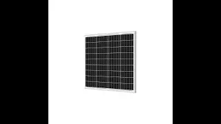 Panou solar Policristalin de 50W cu regulator 10Ah pentru Garduri electrice - video prezentare