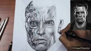 Terminator realistic sketch tutorial