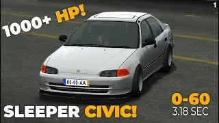 6.5L V12 swapped Honda Civic EG9 | Sleeper Civic | 1000+ HP | LFS | San T