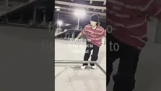 【Skateboard】fs Feeble to fs Tail blunt to Fakie Out