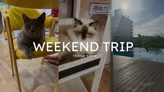short weekend trip to Johor bahru 🛍️ 🇲🇾 || 3D2N || shopping, cat cafe