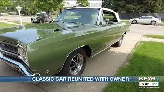 Classic car reunited with original owner after years of searching