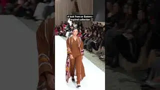 A look from an Eastern-inspired collection #usa #fashion #modeling