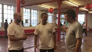A simple defence to use against an Upper-Cut or any attack down centreline.